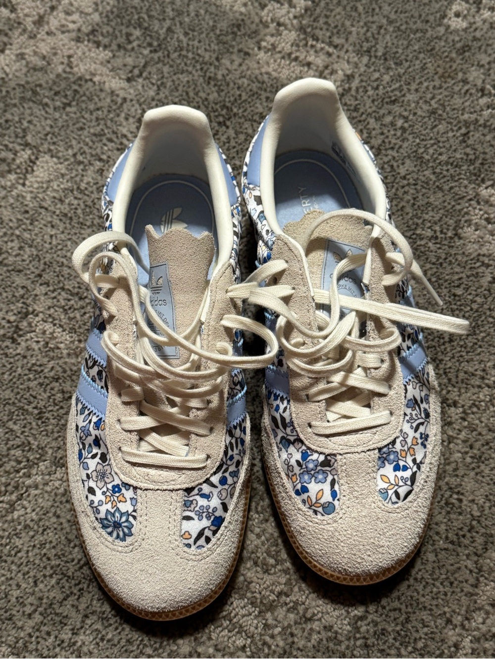 adidas Samba OG. Liberty London Blue Flower sneakers. - Picture 2 of 5